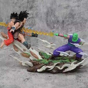 20cm Son Goku and Raditz vs Piccolo Dragonball Z Model Statue Action Figure
